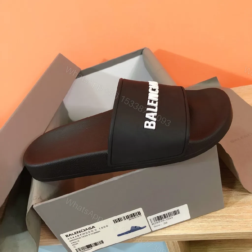 View 4 of Premium Black Logo Slides: Sleek Minimalist Comfort