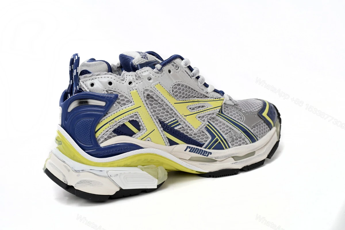 View 4 of Balenciaga Runner Bai Huang Lan 677402 W3RB5 9174