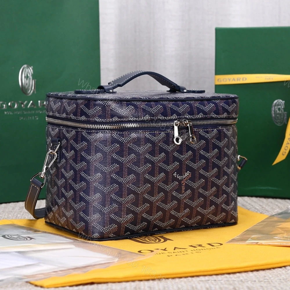 View 5 of 高仿Goyard*Muse系列MUSEVA2單價盒子包深藍免檢版