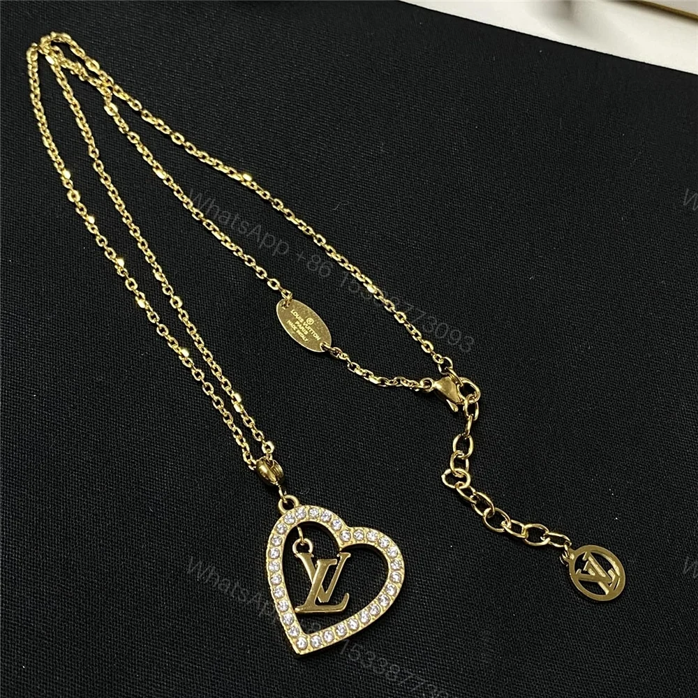 View 4 of LOUIS VUITTON MY LV HEART NECKLACE GOLD TONE M02389