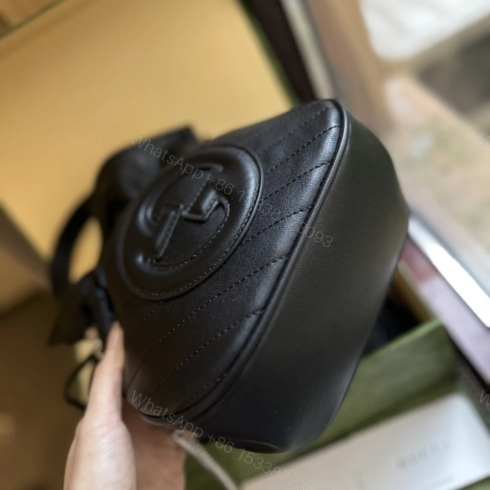 View 4 of Gucci Blondie Mini Bucket Bag Black 19Cm