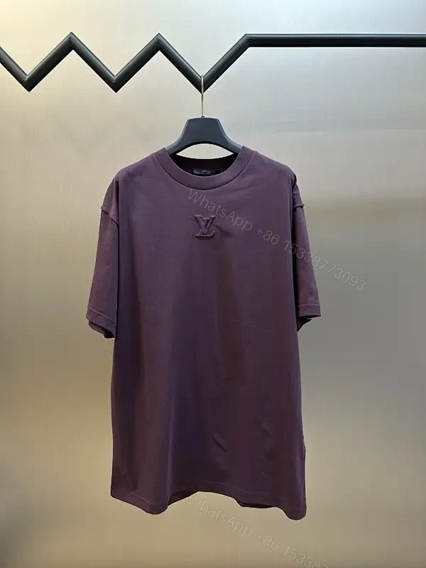 Chunky-Cut Cotton Tee: Oversized Luxe Logo Top — view 1