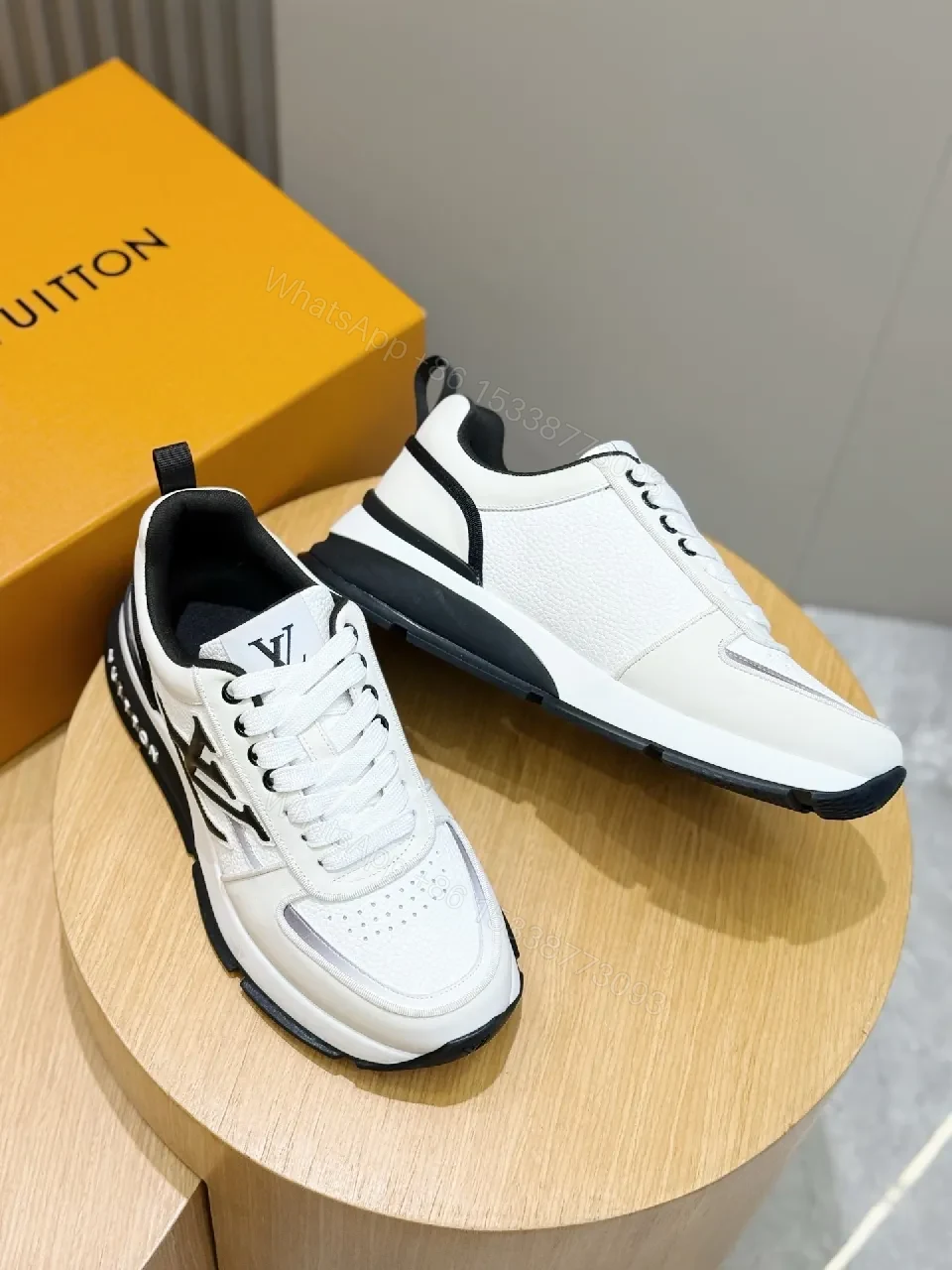 View 8 of White & Black Leather High-Tops with Luxe Detailing — Everyday Couture