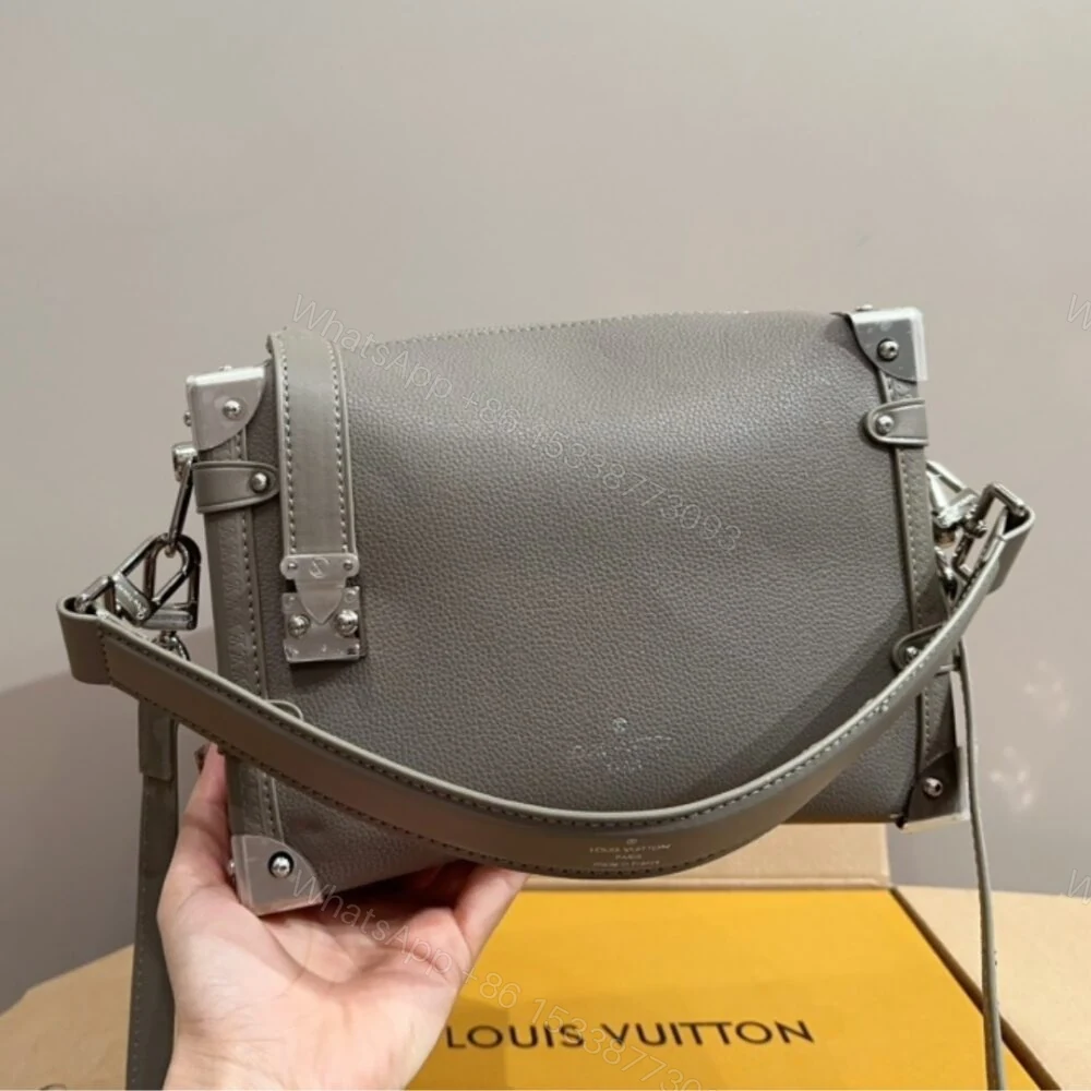 View 2 of Louis Vuitton Side Trunk MM Taupe Grey 23Cm M25072