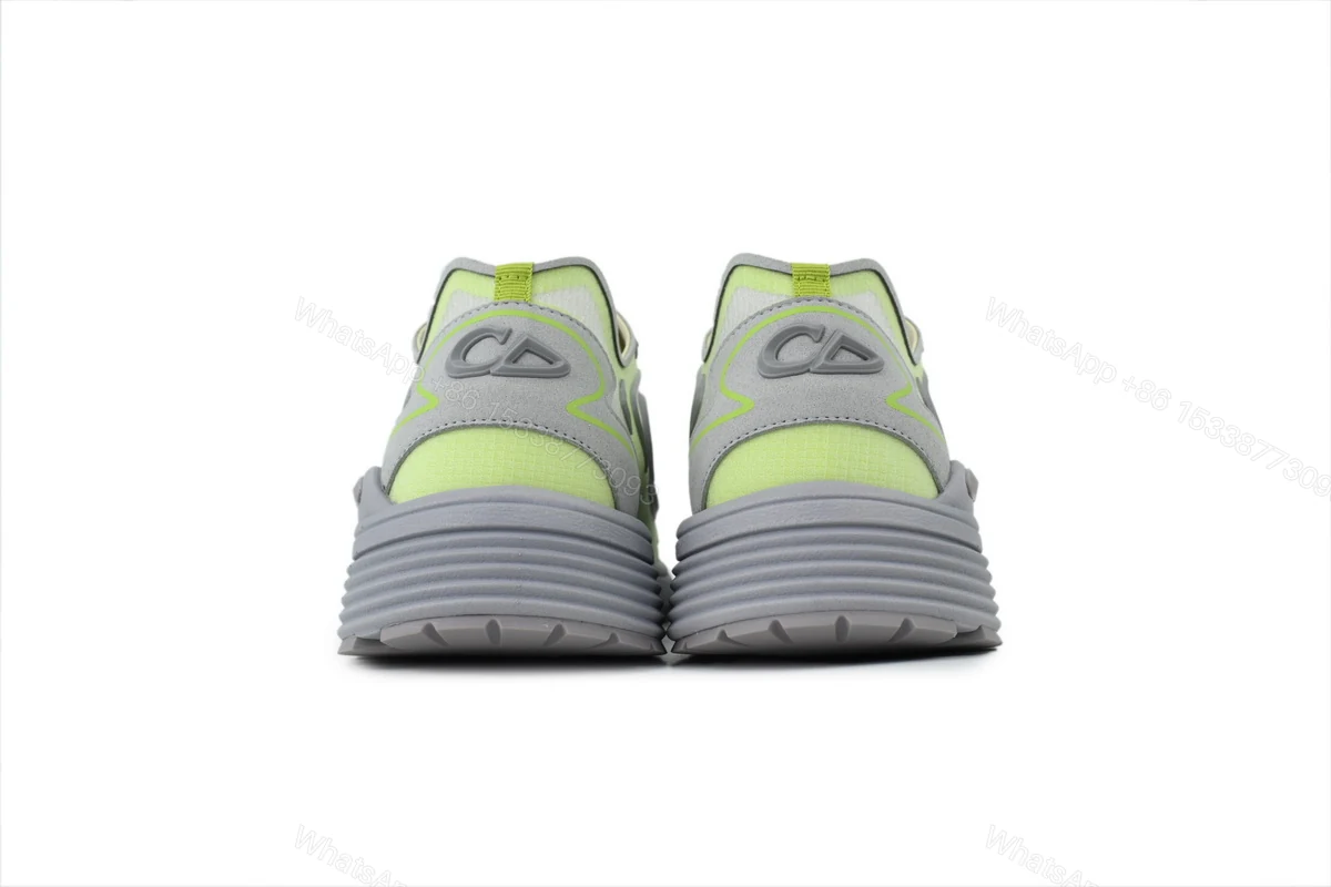 View 2 of Dior B30 Sneakers Fluorescent yellow