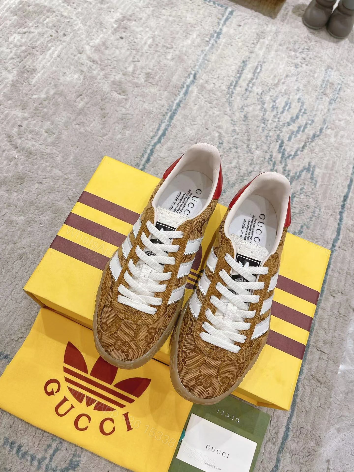 View 8 of GG × Adidas Gazelle