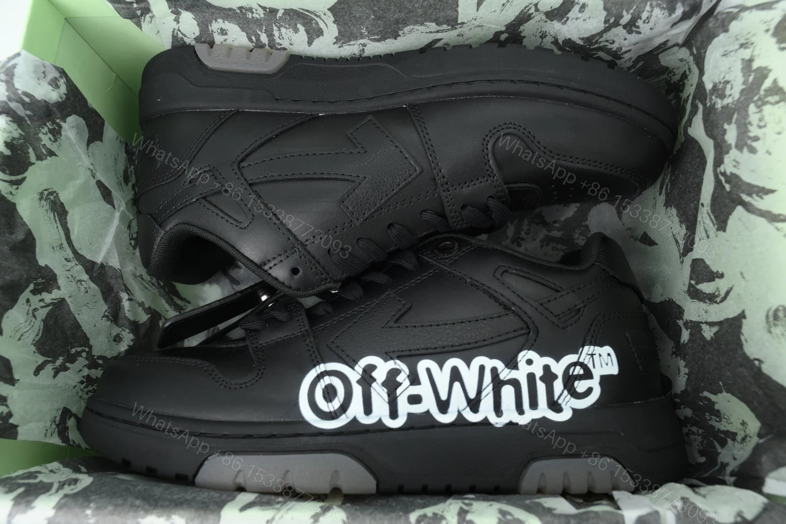 View 6 of OFF-WHITE Out Of Black Print OMIA189S 22LEA004 1001