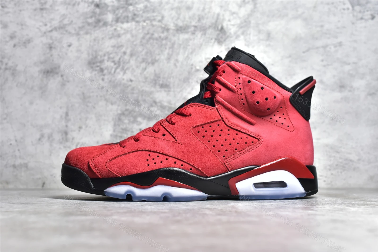 Air Jordan 6 Retro “Toro Bravo” Reps — view 1