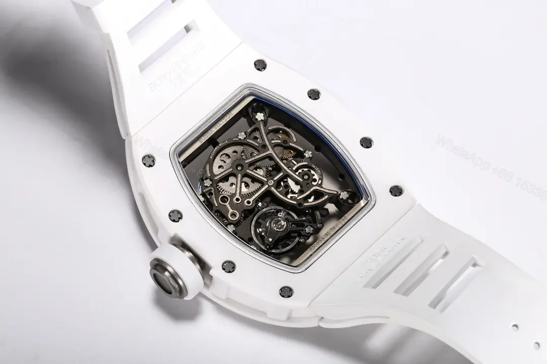 View 9 of JB Factory BBR Richard Mille RM055 White Ceramic Watch