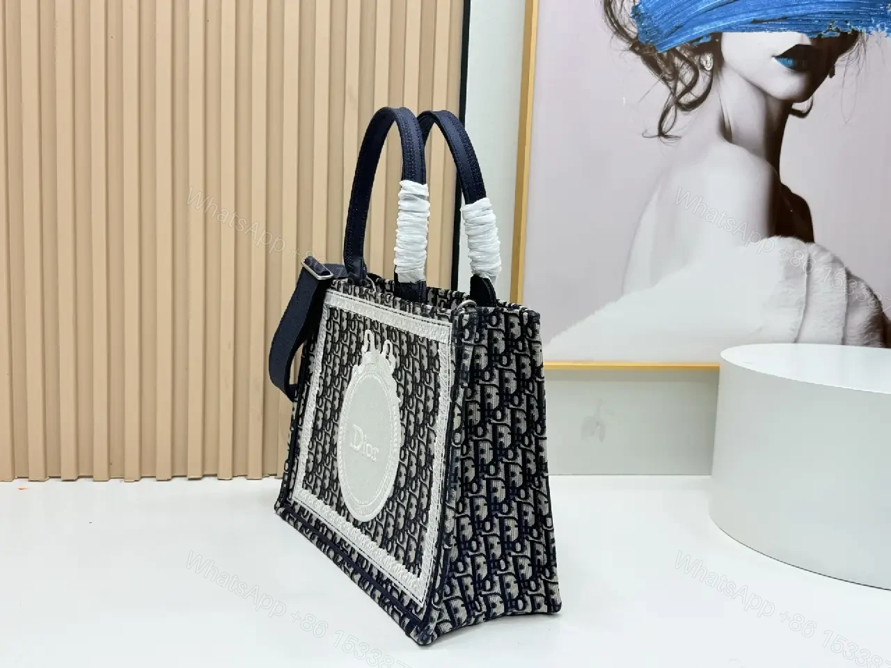 View 9 of Structured Pattern Tote: Bold Texture, Luxe Craft, Everyday Carry