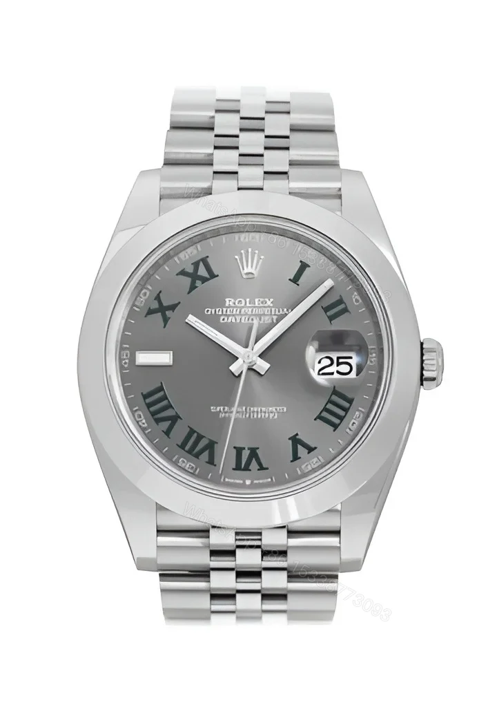 Rolex Datejust Rhodium Dial 126300 “Wimbledon” Jubilee 41 mm — view 1