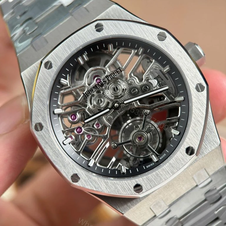 View 5 of Audemars Piguet Royal Oak 26735 Super Clone Skeleton Tourbillon