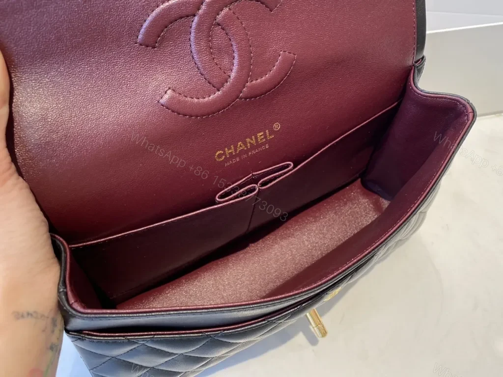 View 5 of Quilted Leather Crossbody: Luxe Chanel-Inspired Style