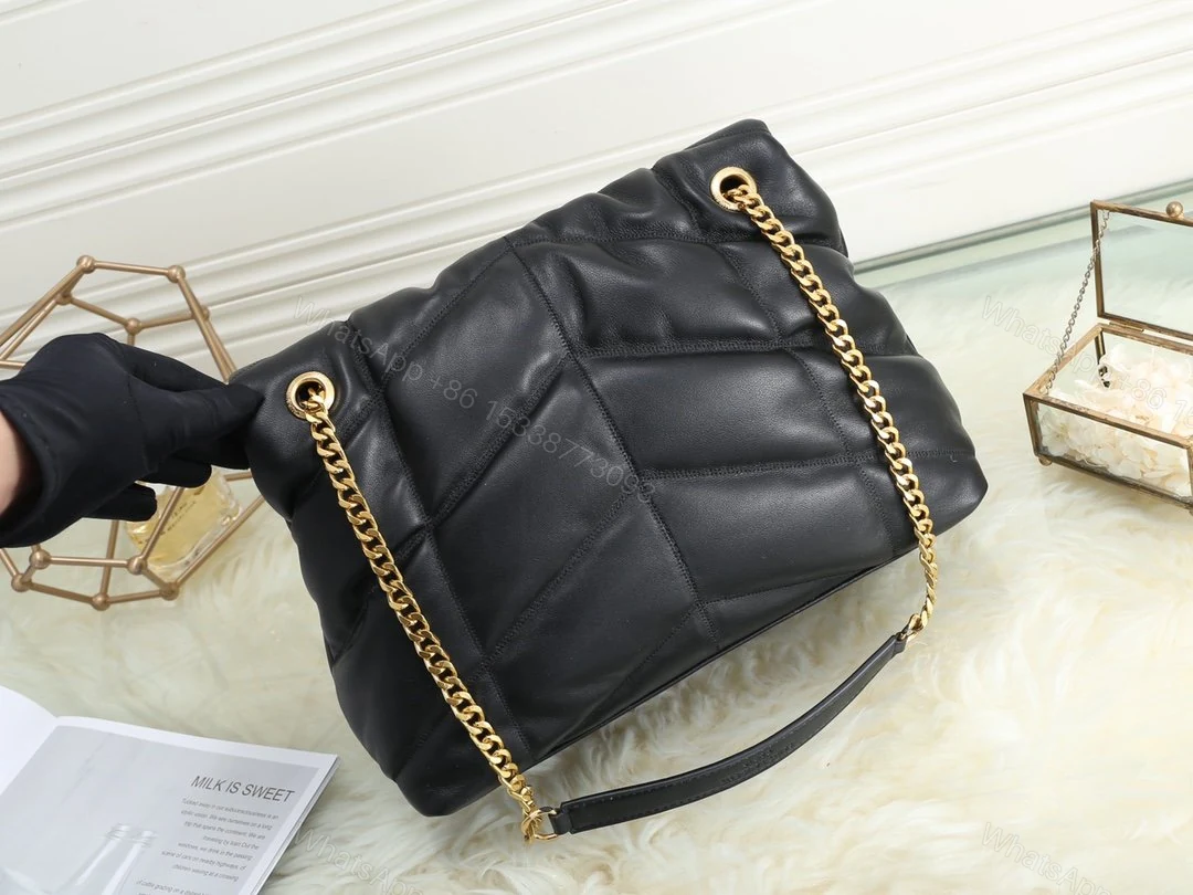View 10 of Saint Laurent Women’s Puffer Medium in Nappa