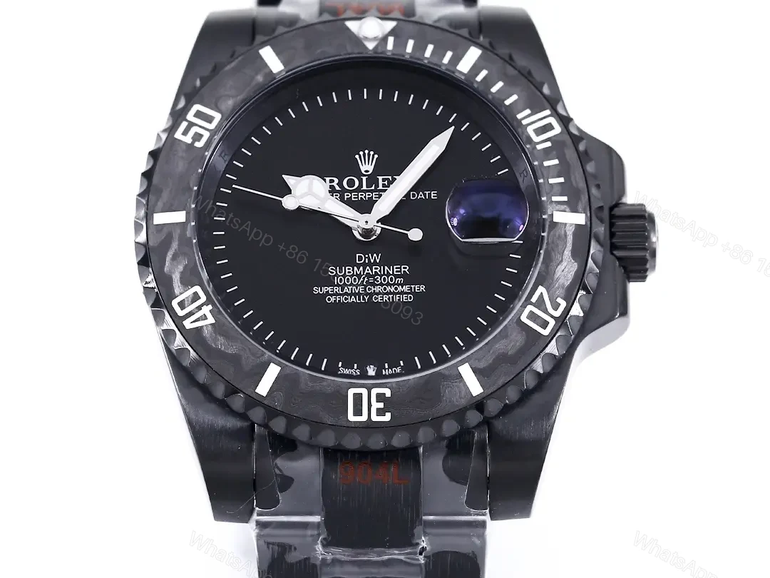 View 5 of WF Factory Clean Factory ROLEX DIW Submariner Black Gradient Green