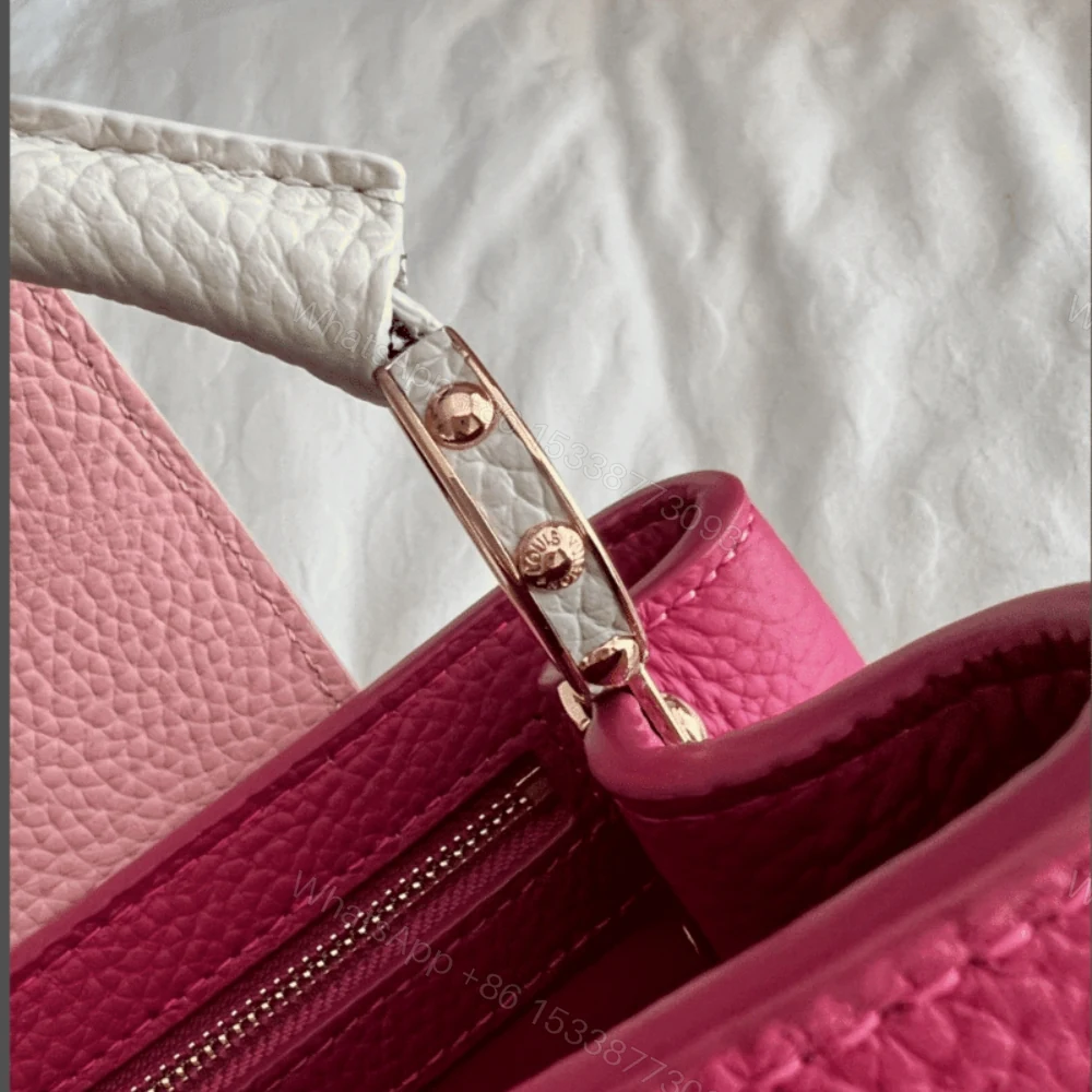View 7 of Louis Vuitton Capucines Dark Pink 27Cm M20845