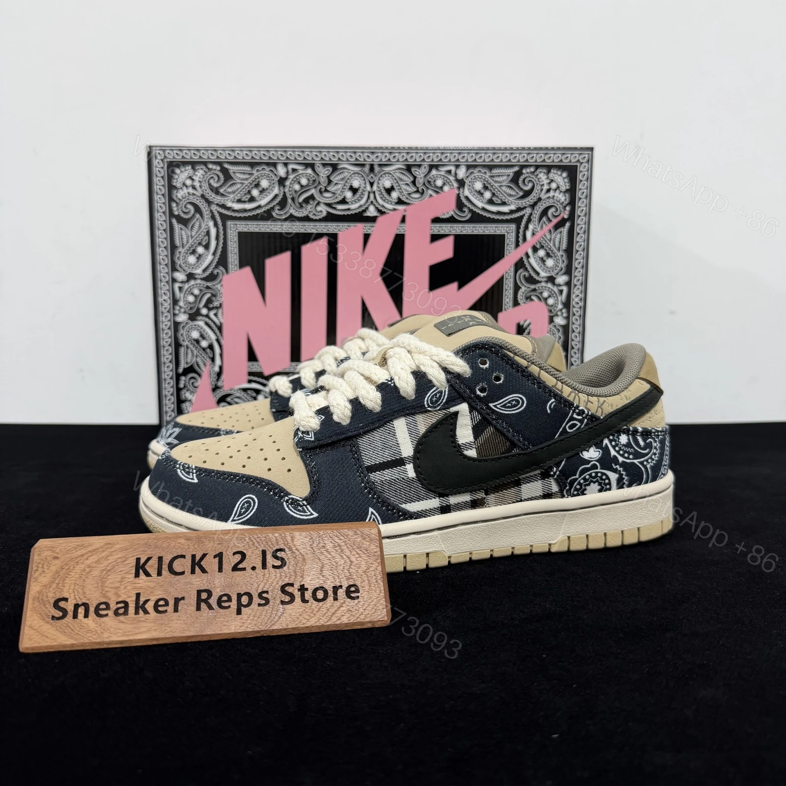 Travis Scott x Nike Dunk SB Low “Jackboys” Reps — view 1
