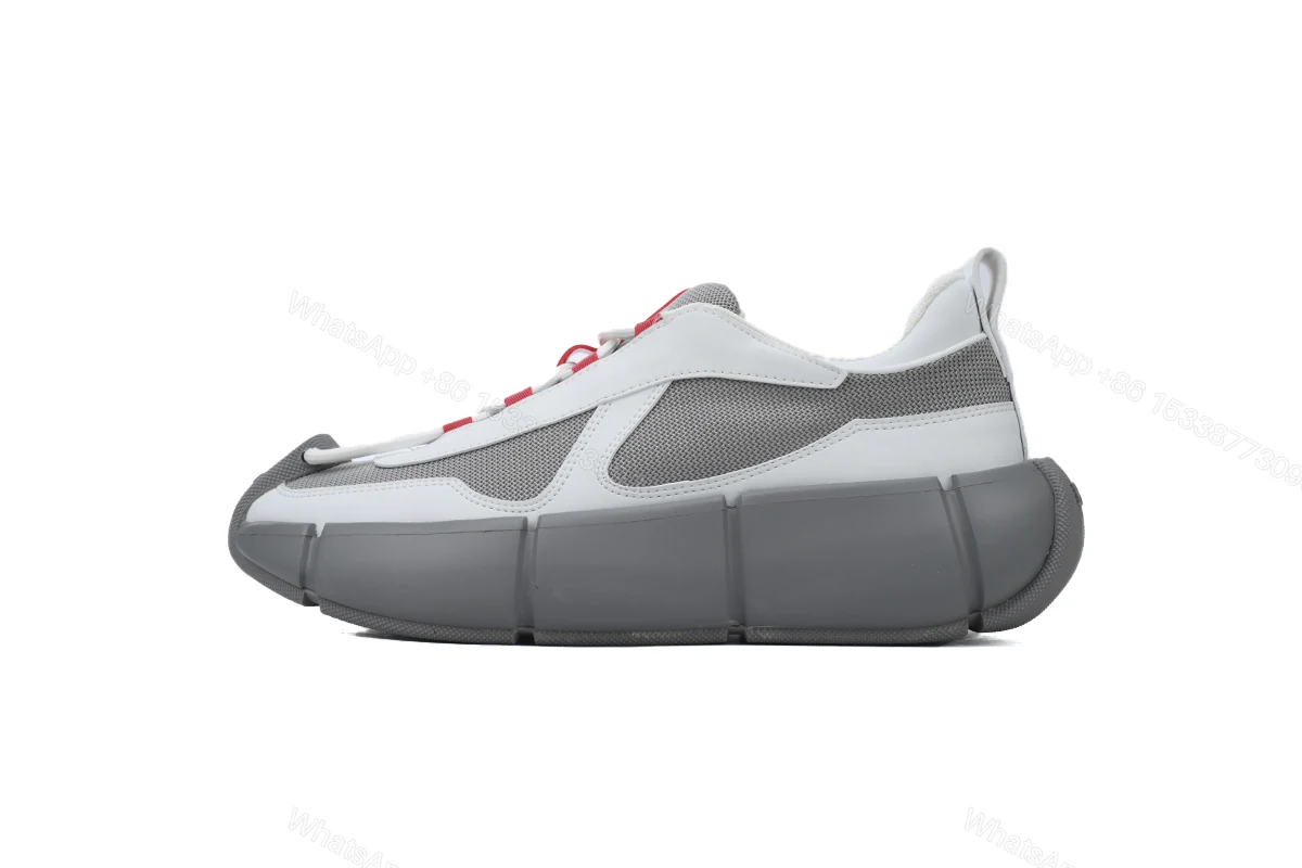 View 6 of Prada Sneakers Grey White