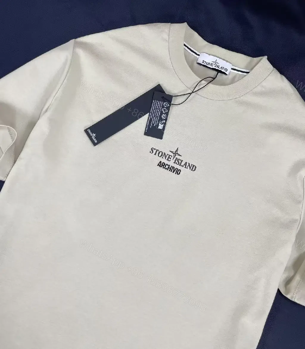 View 9 of Stone Island Archive-Inspired Minimalist Logo Tee: Subtle Comfort