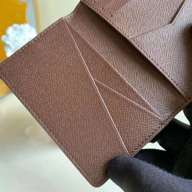View 2 of Louis Vuitton Pocket Organizer Coated Canvas Calf Leather Lining N63145 – RRG044