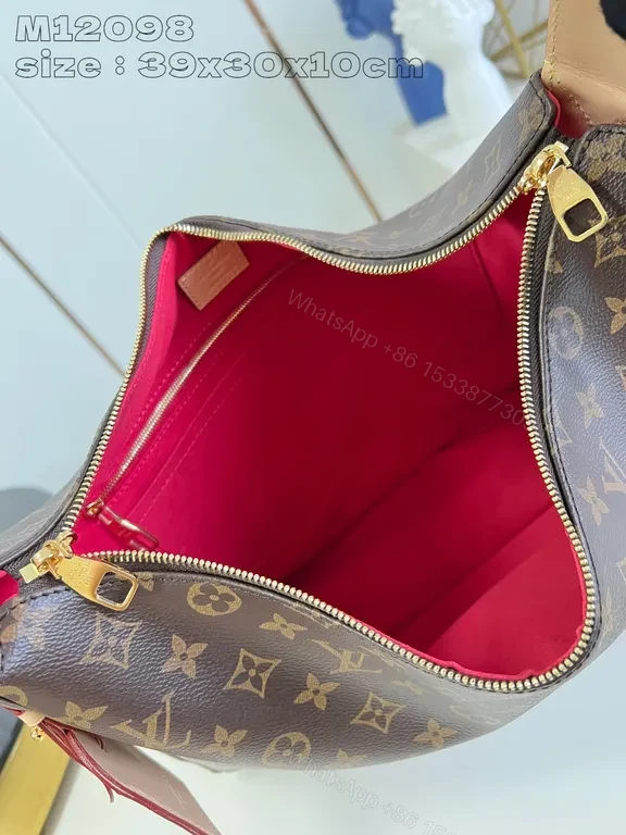 View 9 of Chic Monogram Canvas Shoulder Bag: Luxury Everyday Style