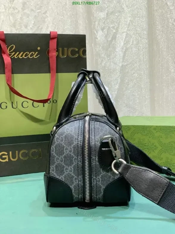 View 11 of Gucci Knockoff Small Duffle Interlocking G Bag RB67278 – AAAA Craftsmanship