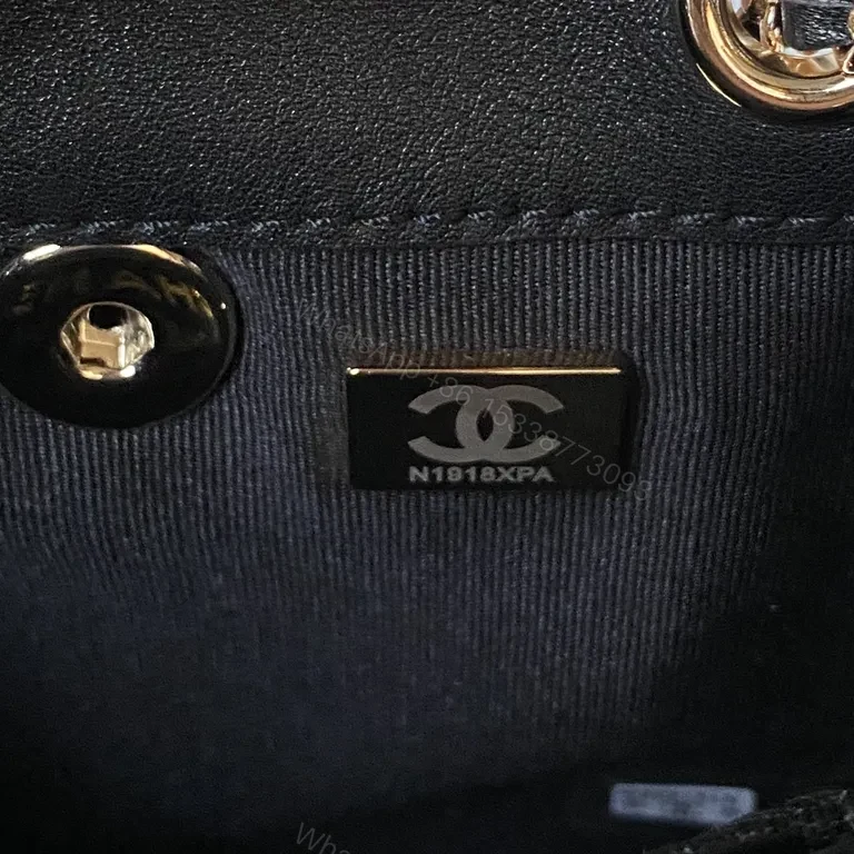 View 2 of Chanel-Inspired Black Quilted Backpack Set: Luxe, All-Day Comfort