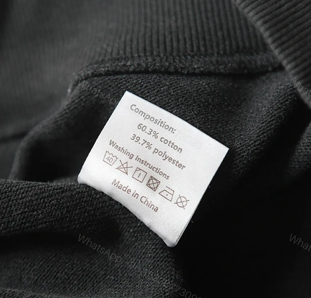 View 3 of Charcoal Cotton Embroidered Logo Sweatshirt — Luxe Street Style