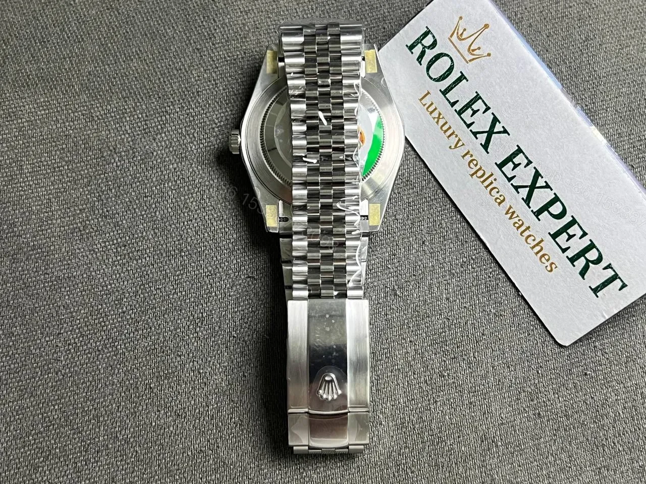 View 3 of Rolex Datejust Green Dial 126334 Jubilee 41 mm