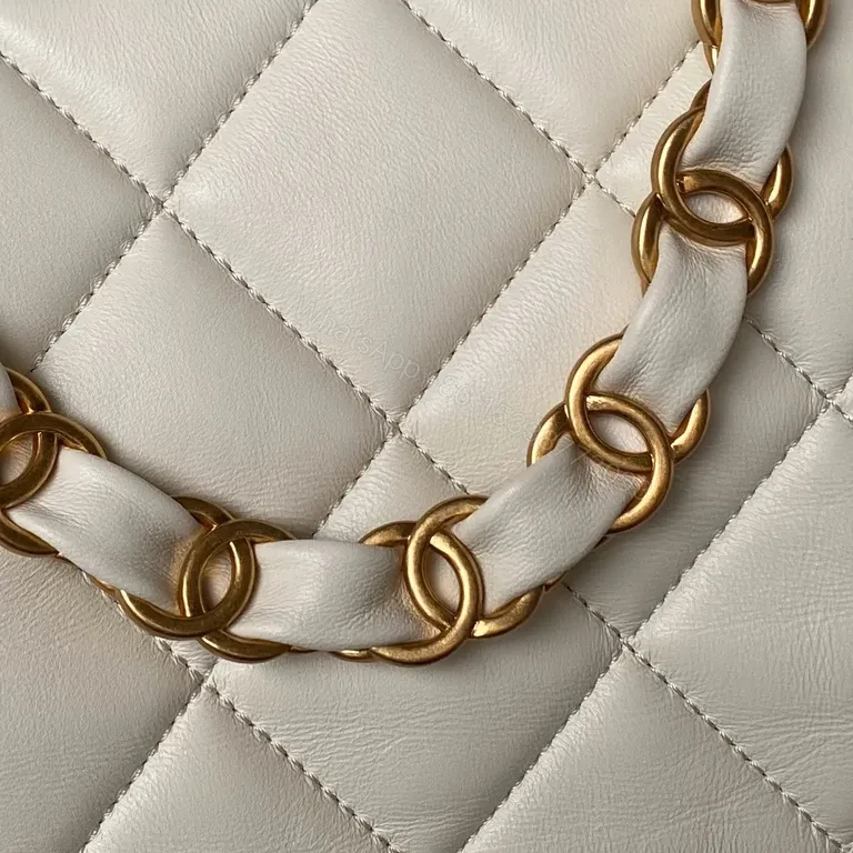 View 4 of Chic Quilted Flap Bag: Gold Chain, Everyday Luxury