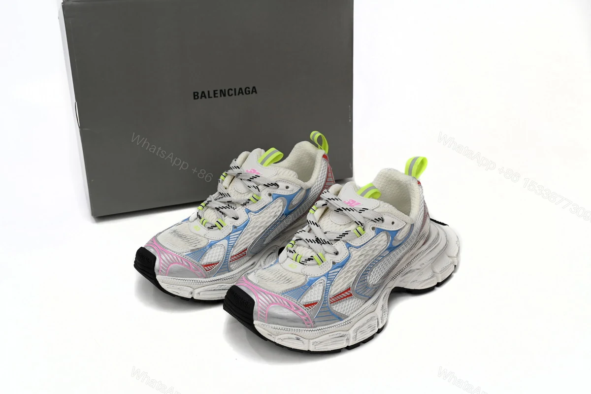 Balenciaga White, red And Blue 734734W3XL5 9645 — view 2