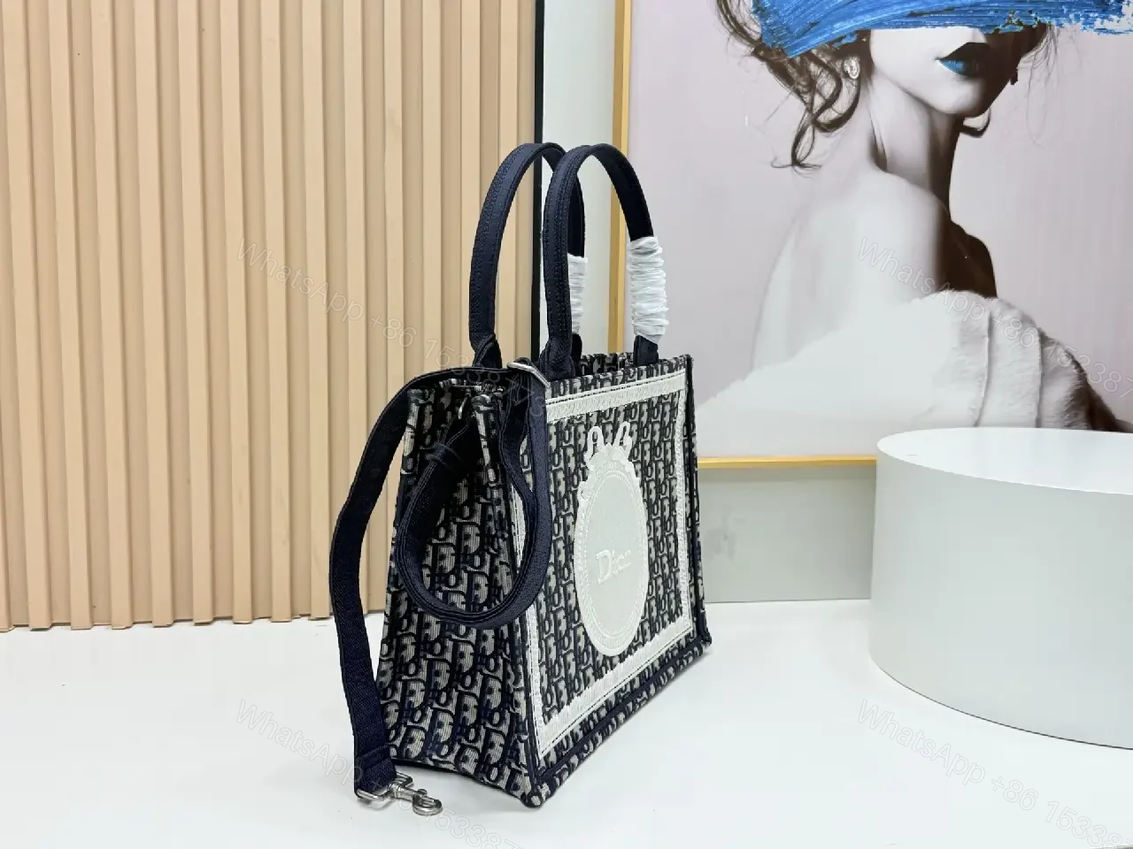 View 10 of Structured Pattern Tote: Bold Texture, Luxe Craft, Everyday Carry