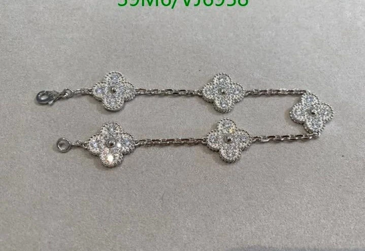 View 5 of Van Cleef & Arpels Replica Alhambra 5 Motifs Bracelet