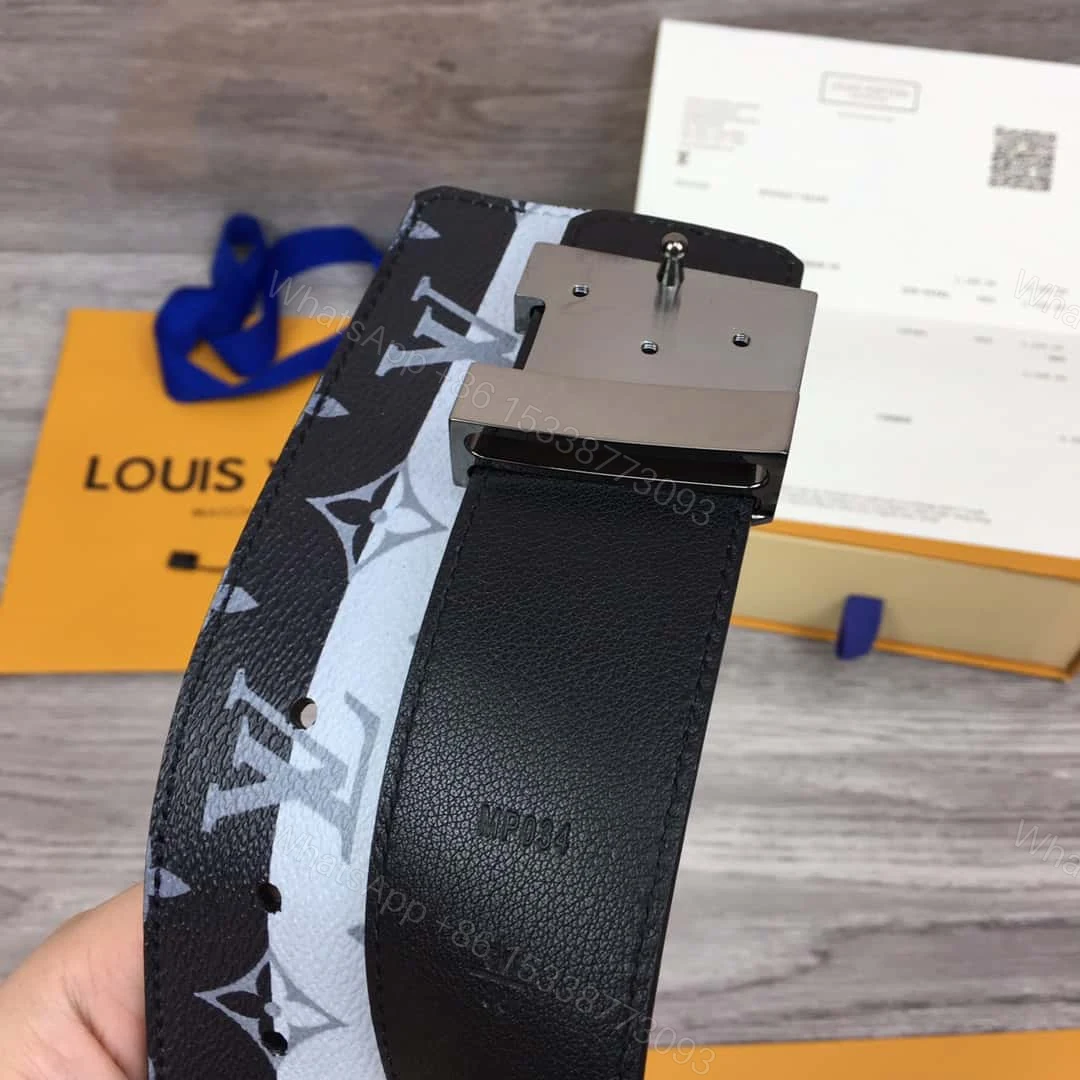 View 3 of LOUIS VUITTON BELT INITIALES MONOGRAM E.CLIPSE SPLIT OUTDOOR BELT – B98