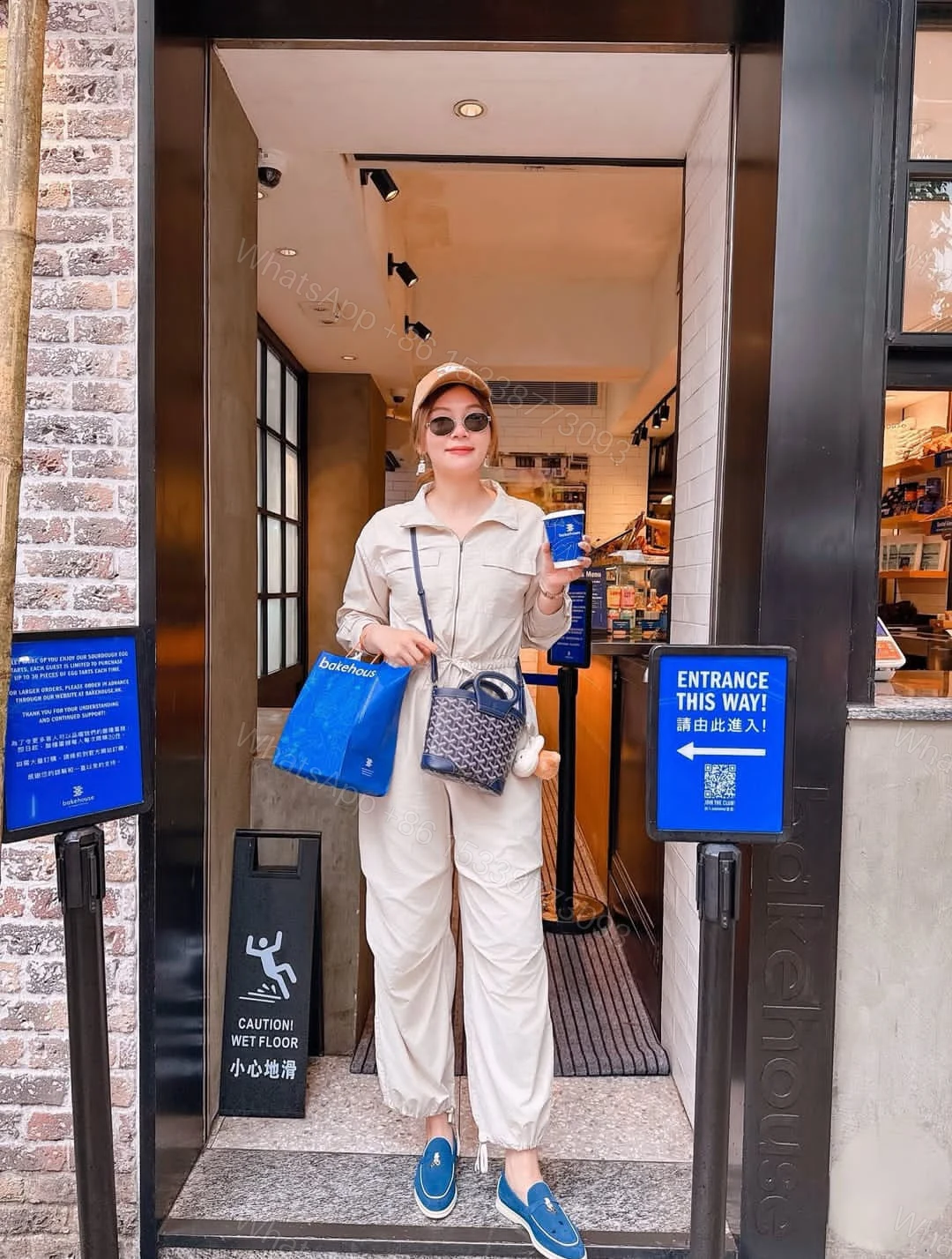 View 3 of FIRST COPY GOYARD BELUGA MINI CROSSBODY BAG