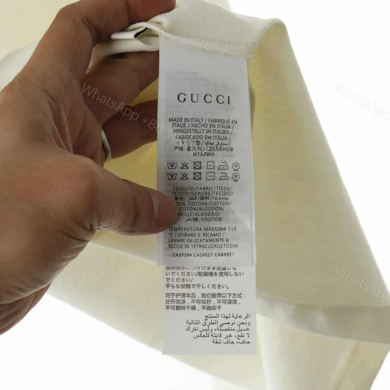 View 5 of GUCCI 20SS LIGHTNING LOGO SHORT SLEEVE T SHIRT