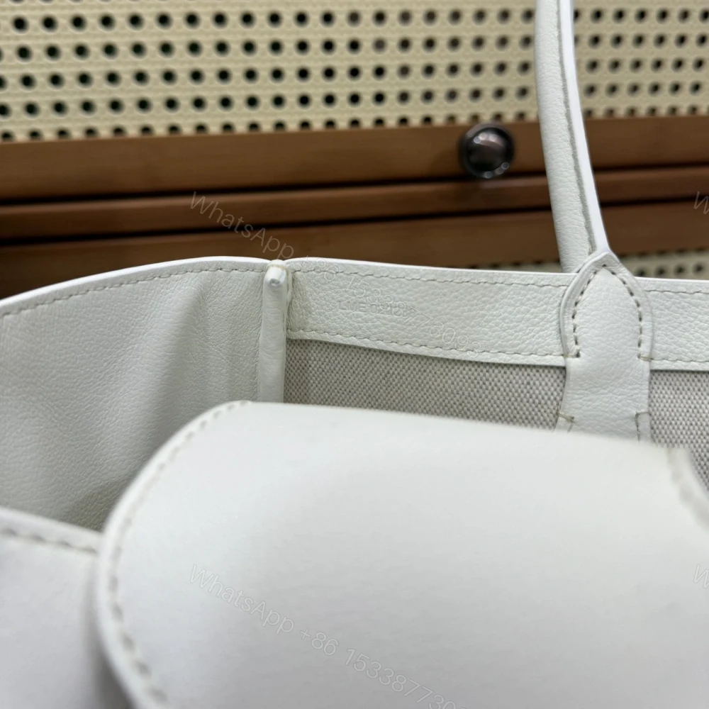 View 9 of 高仿Goyard*SAIGOC3手提托特包雙拼白色大號免檢版
