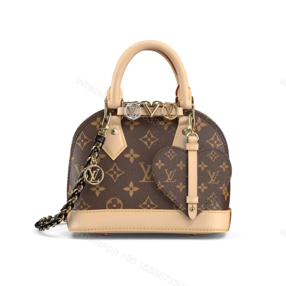 Louis Vuitton Alma Mini LV And I Monogram Brown 25Cm K00016 — view 1