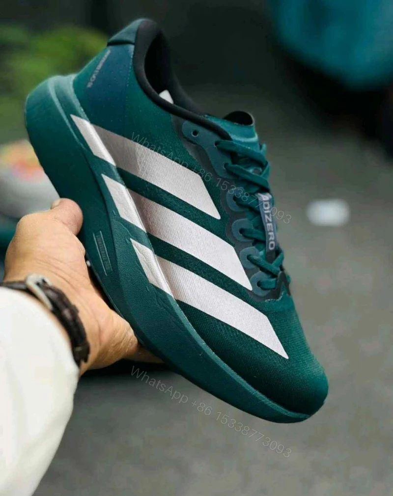 View 5 of First Copy Adidas Gazelle Dark Green White Casual Shoes For Men