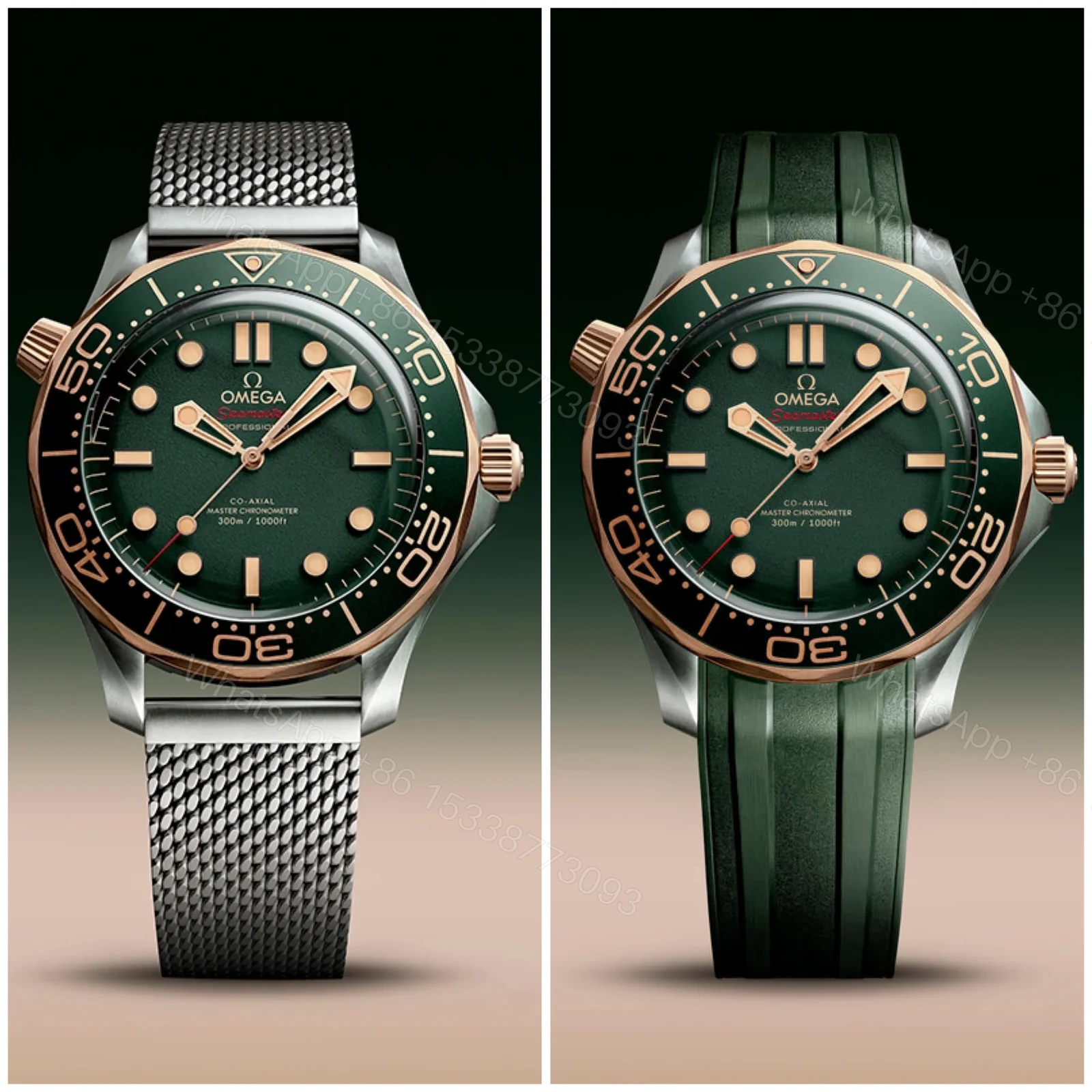OMEGA Seamaster Diver 300M Green Dial (41mm) — view 1