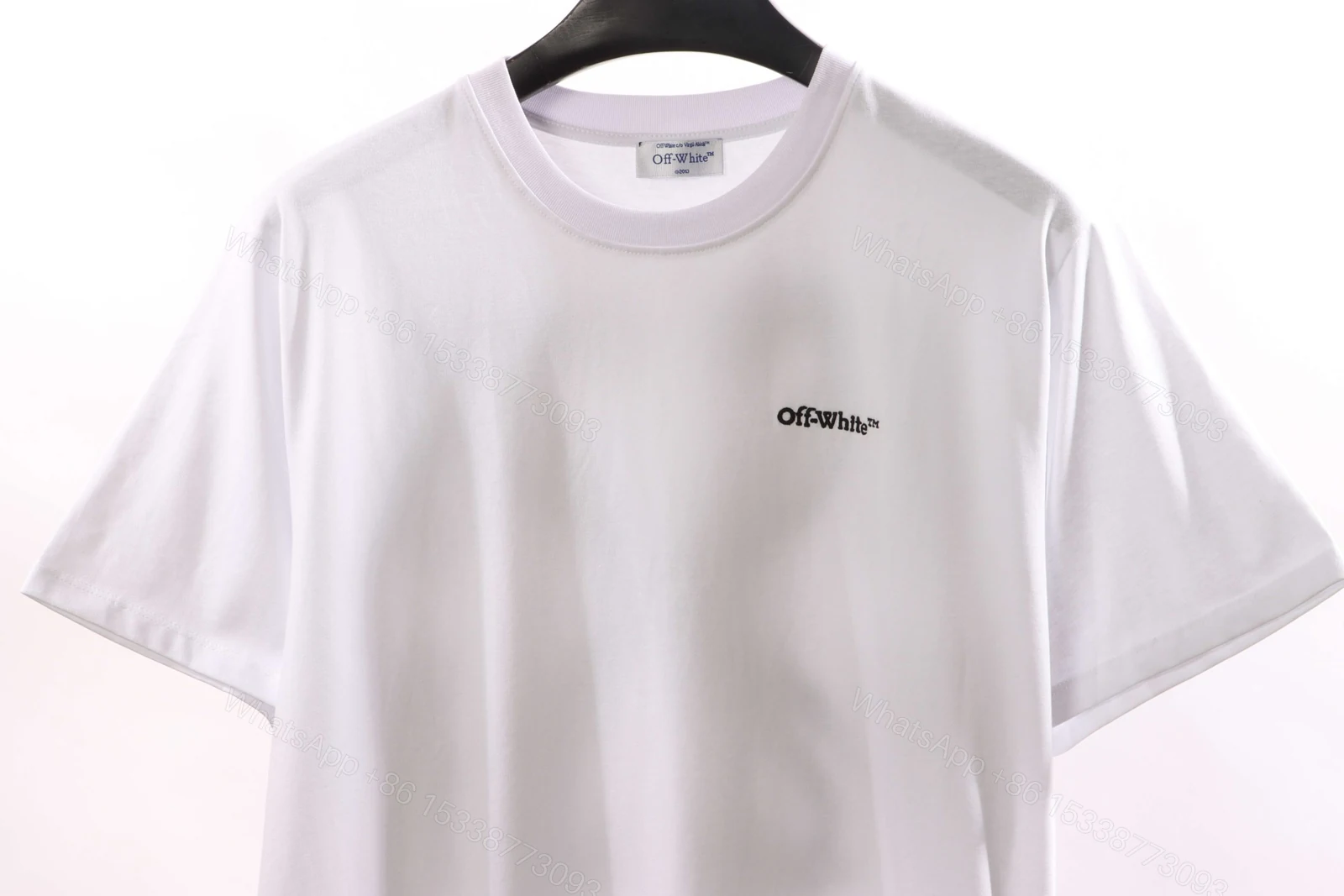 View 6 of Off-White Embroidered Arrow White T-Shirt
