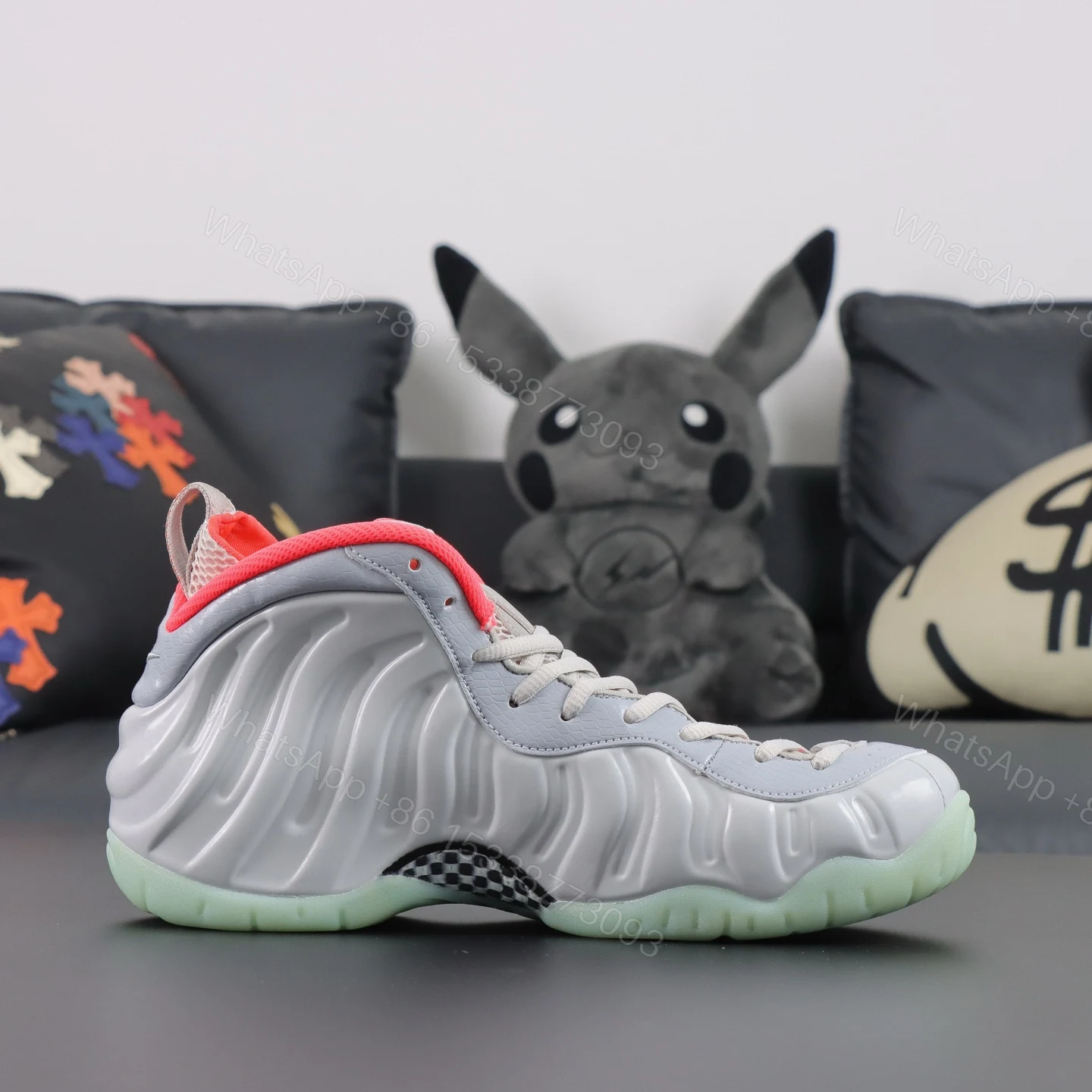 View 2 of Foamposite Pro “’Pure Platinum”
