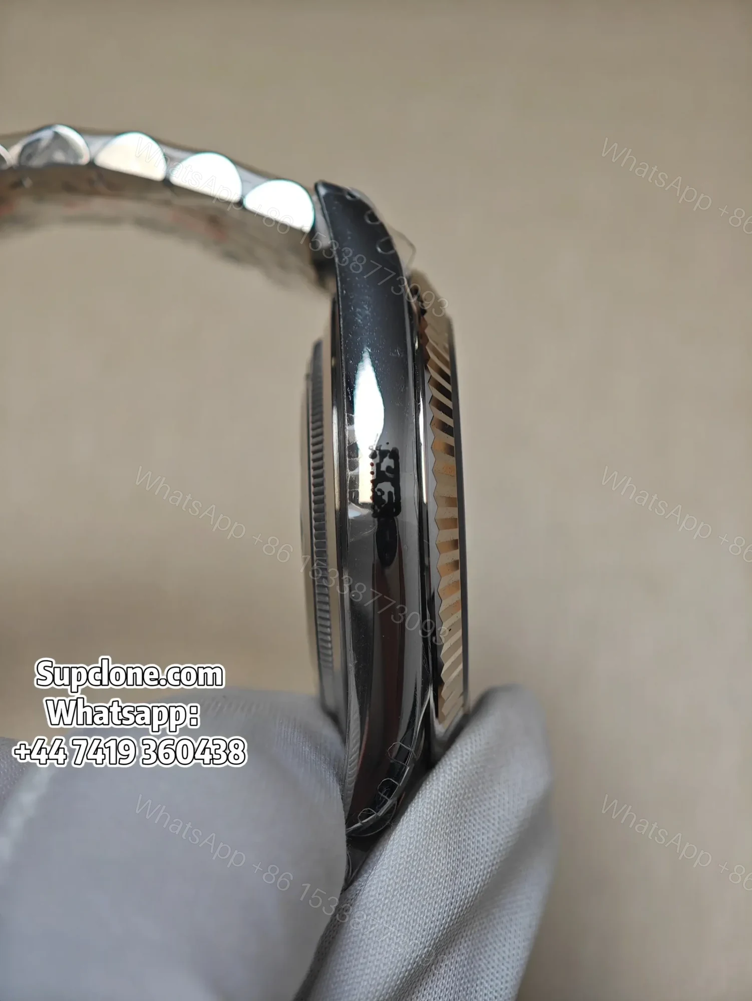 View 7 of Rolex Datejust M126334 Super Clone – Wimbledon Grey Dial 41mm