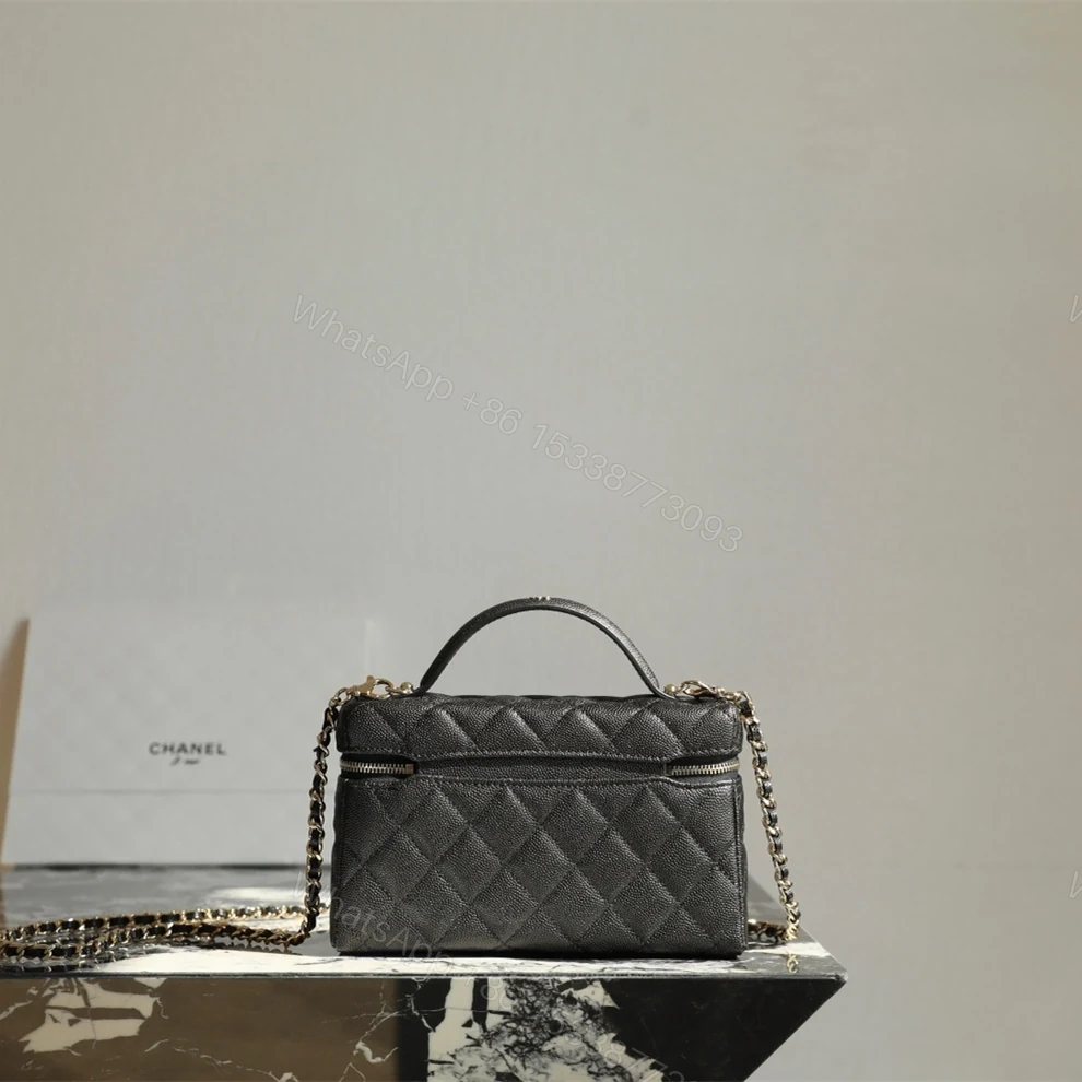 View 2 of 高仿Chanel*25C系列AP4385新款盒子包小球紋牛皮免檢版