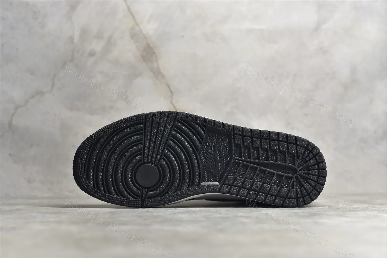 View 8 of Air Jordan 1 Retro High “Silver Toe” Replica