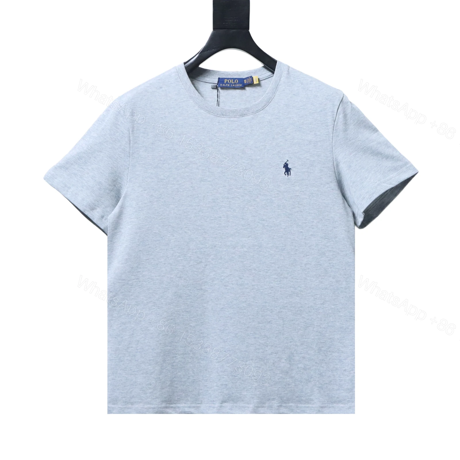 View 11 of Polo Ralph Lauren Small horse with round-neck short-sleeved shirt gray