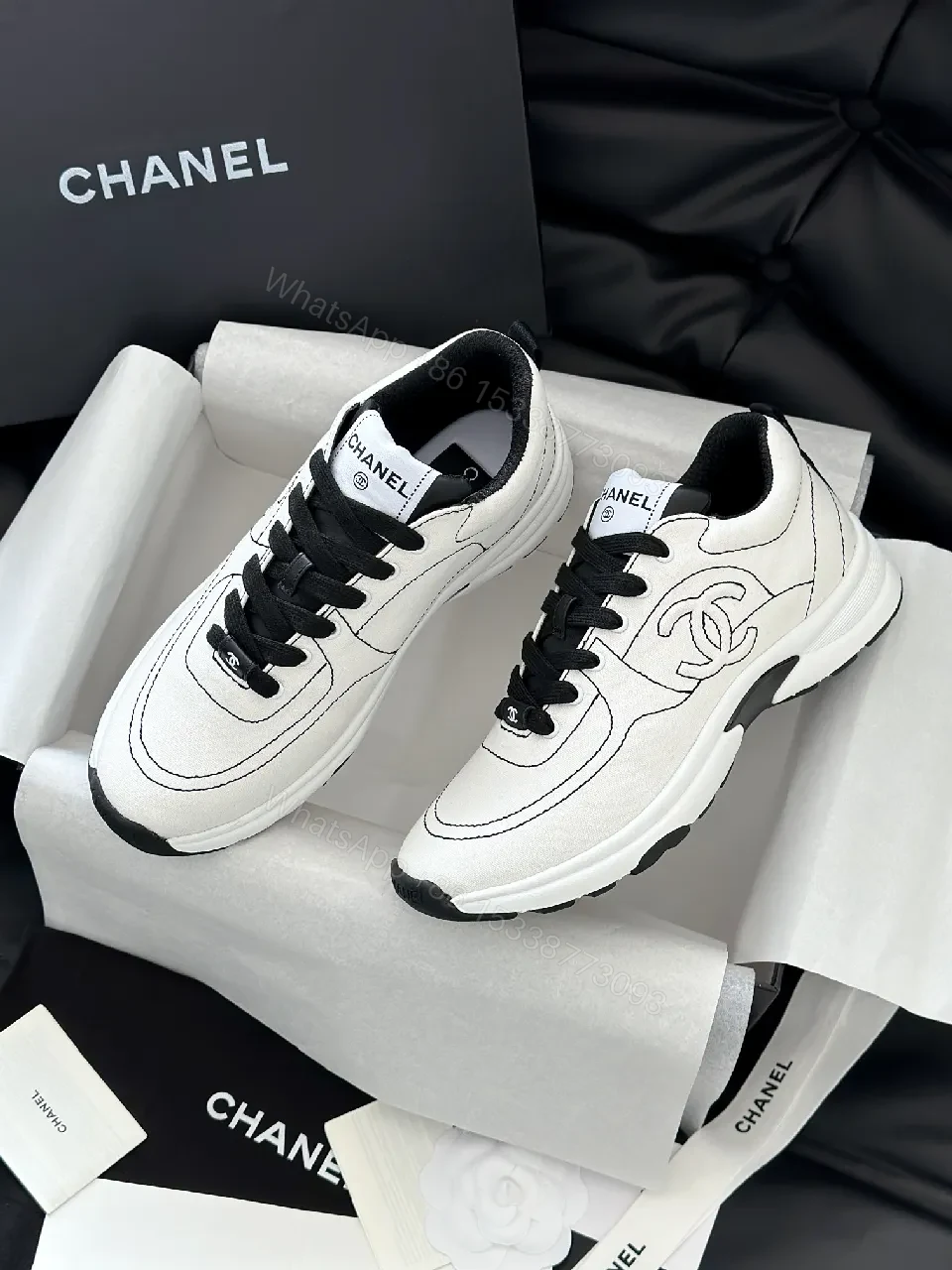View 9 of Monochrome Textile Runner: Subtle Texture, Everyday Luxury Sneakers