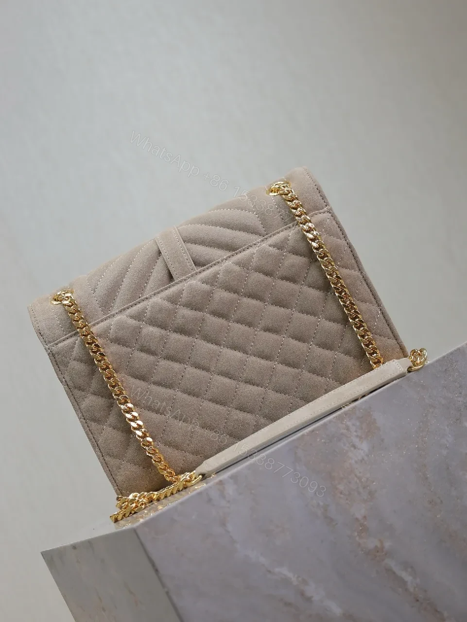 View 2 of Quilted Velvet Crossbody: Luxe Everyday Sophistication