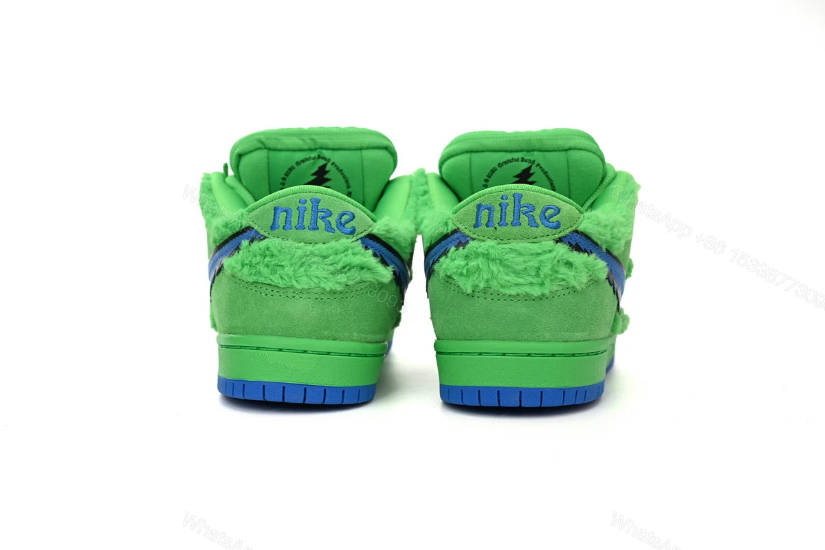 View 9 of Grateful Dead x Nike SB Dunk Low “Green Bear” CJ5378-300