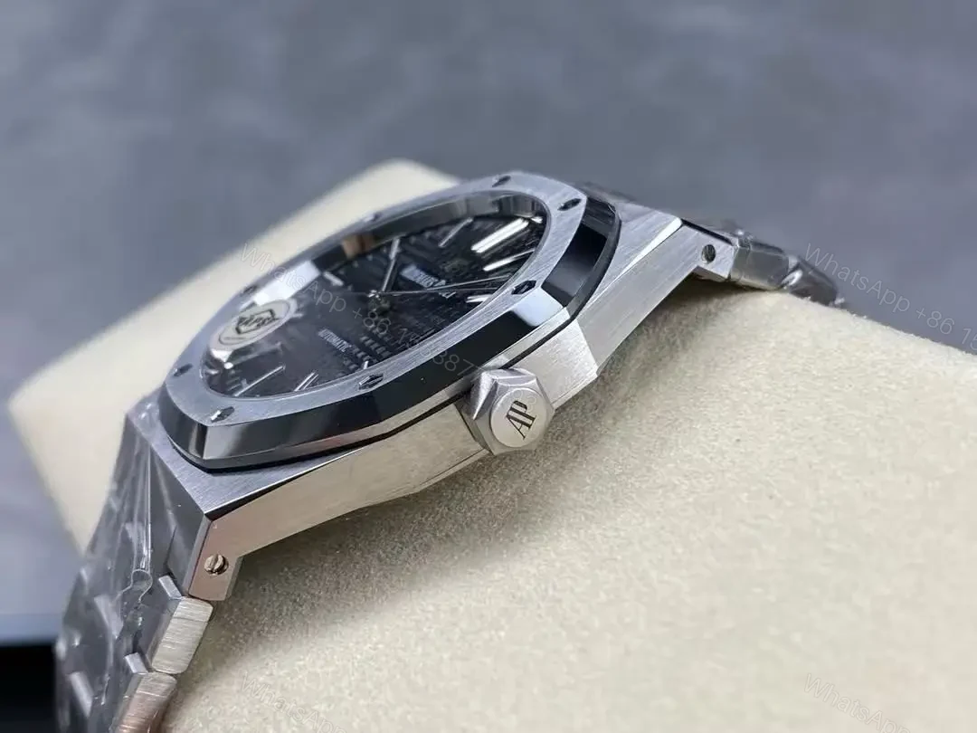 View 7 of Swiss Clone Replica AP ROYAL OAK Silver Black Dial